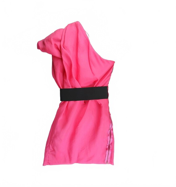 Lanvin for H&M Pink One Shoulder Cocktail Dress NWT - Etsy