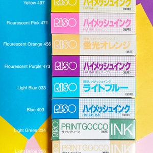 Gocco Ink per carta e stoffa - NUOVO IN SCATOLA