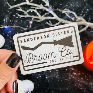 Witchy Sisters / Sandersons / Halloween + Herbst / wasserfest, spülmaschinenfest / Vinyl Aufkleber