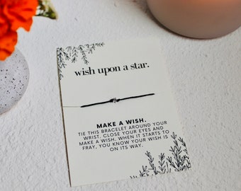 Wish Bracelet / Wish Upon a Star / Star Charm Bracelets / Best Friends Gift