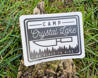 Camp Crystal Lake / Halloween / Friday the 13th / Waterproof Vinyl Sticker