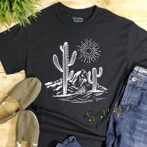 Desert Shirt, Cactus Shirt, Western Shirt, Arizona Shirt, Cowboy Shirt, Wild West Shirt, Country Shirt, Southern Shirt, Desert Life Cactus