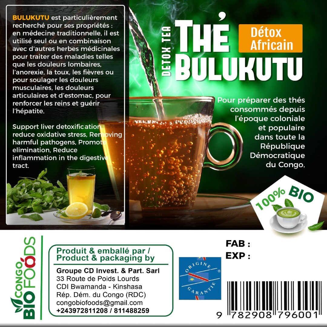 Thé Detox Africain - Bulukutu 100% Bio