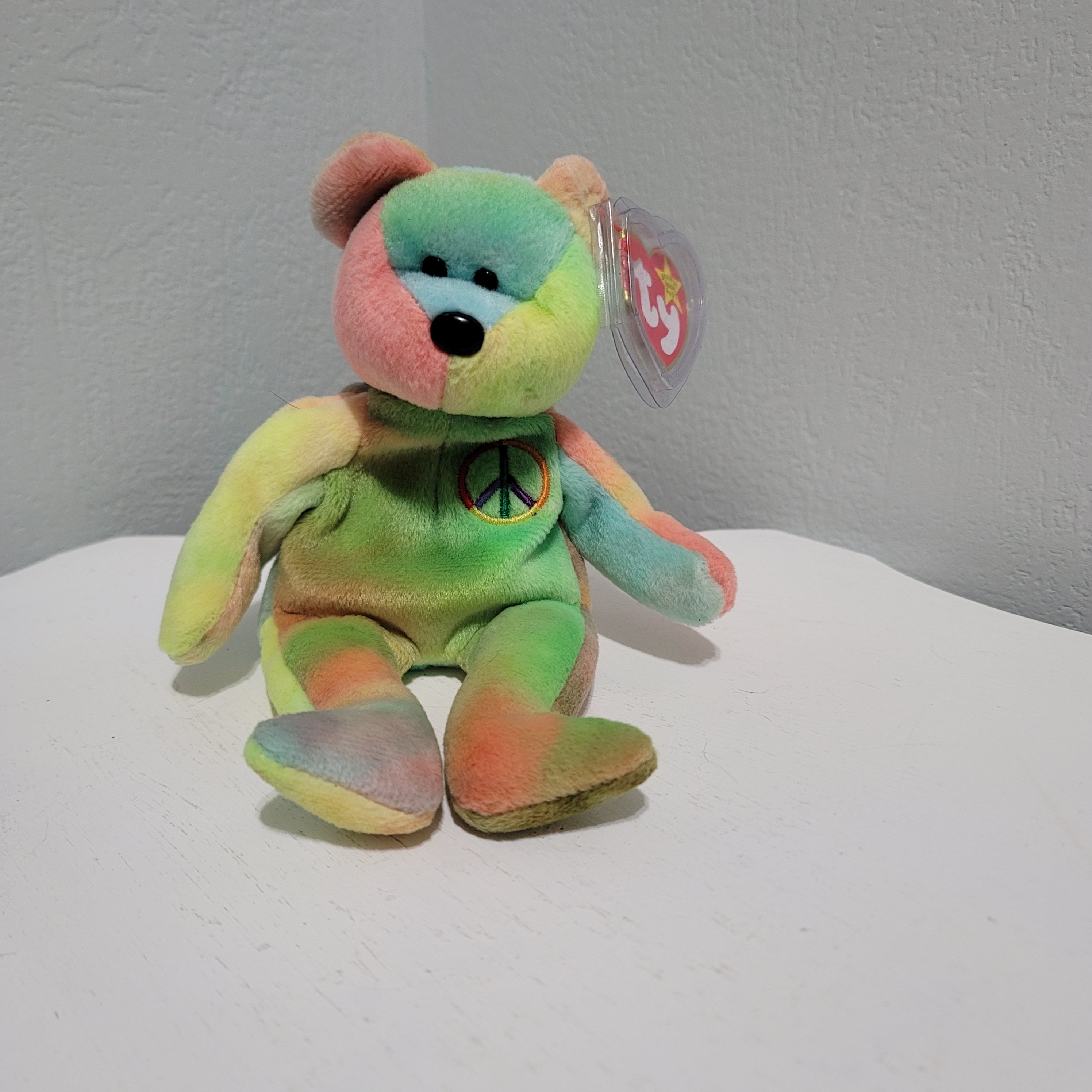 Ty peace bear 1996 deals value