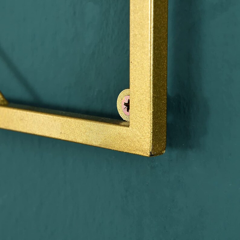 Set of 3 Gold Leaf Metal Wall Art Leaf Wall Decor Living Etsy