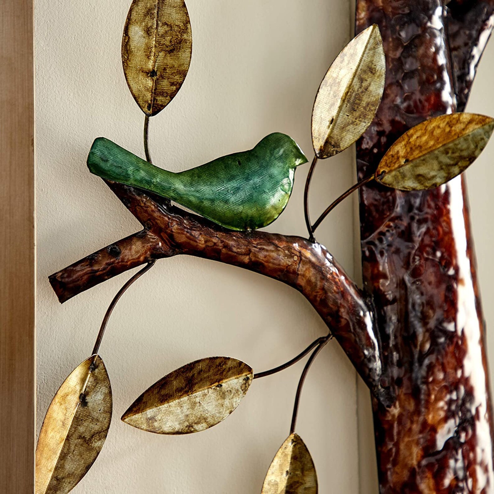 Set of 3 Metal Bird Wall Decor With Tree Braches Living Room Etsy