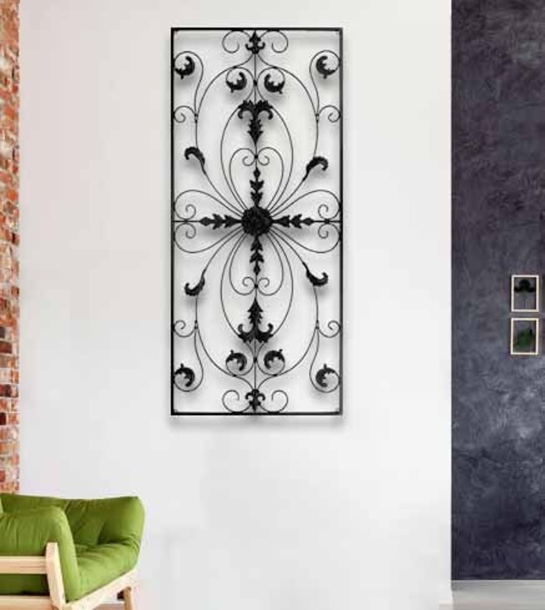 Victorian Style Metal Wall Decor Metal Wall Art Living Etsy