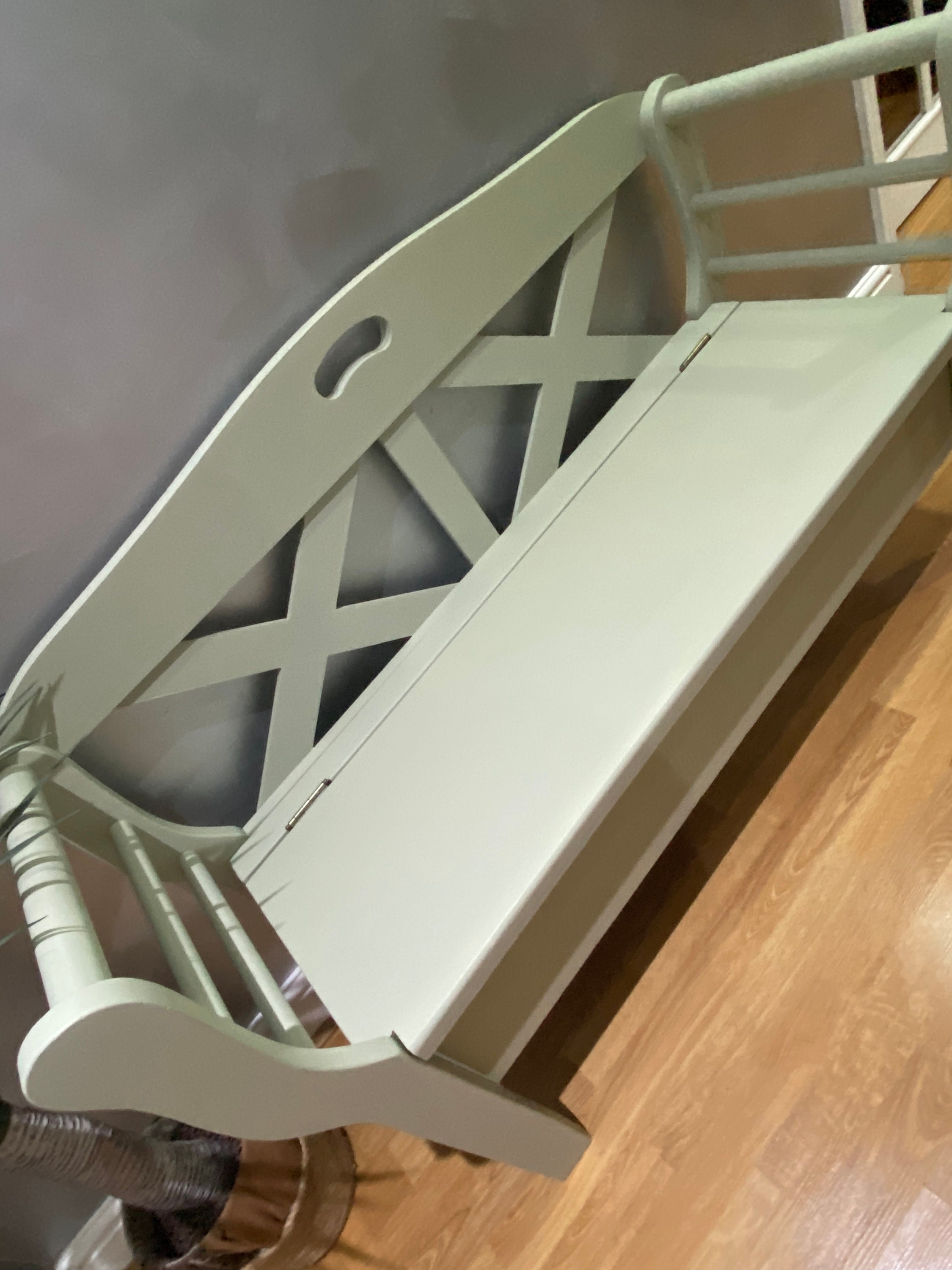 Solid Wood Bench Seat With Storage Etsy UK