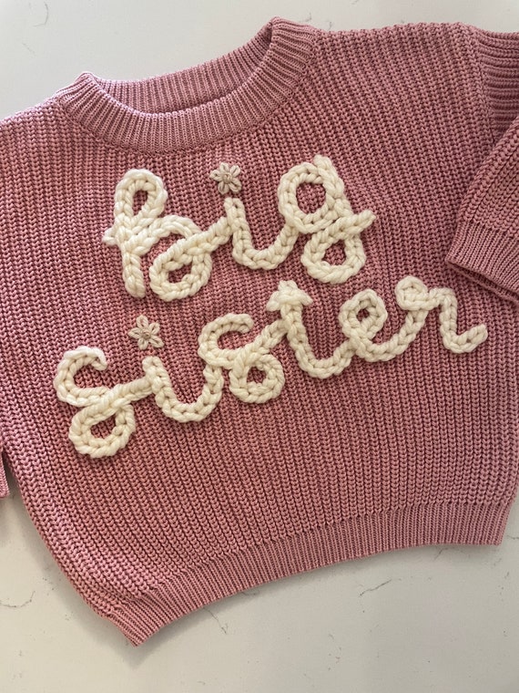 ÉPINE PARIS embroidery sweat babypink×babypink