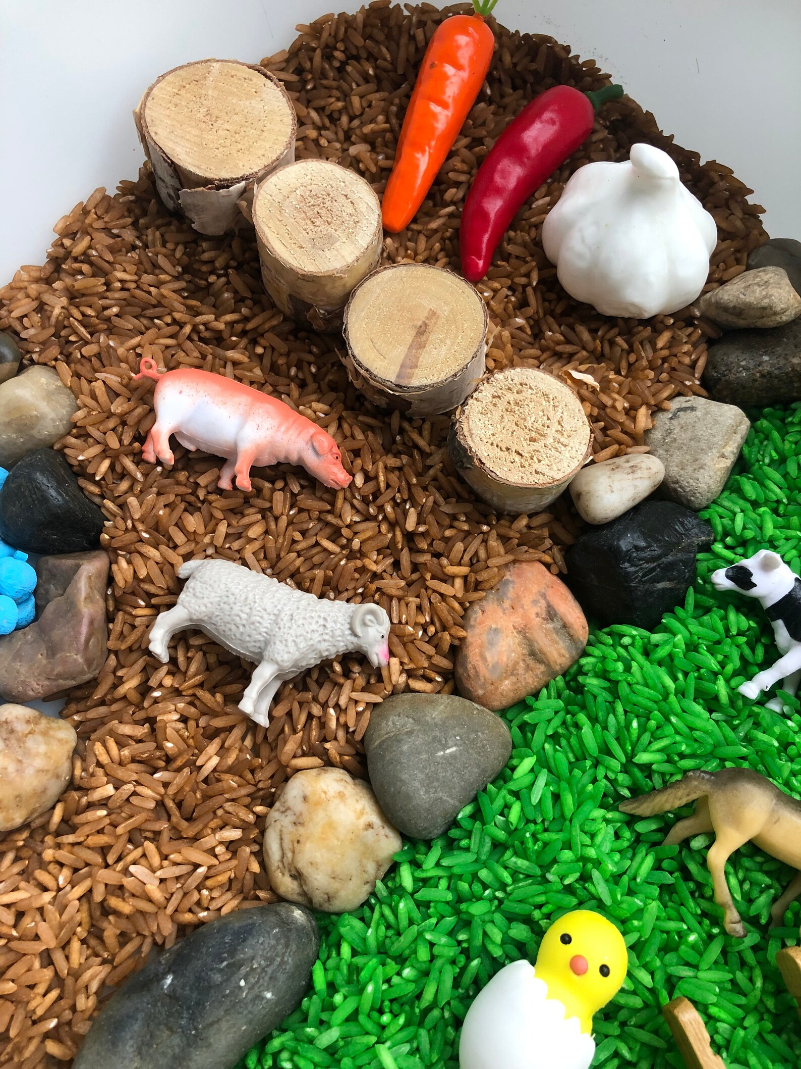 Farm Sensory Bin/farm/montessori/children/animals Sensory/sensory Kit