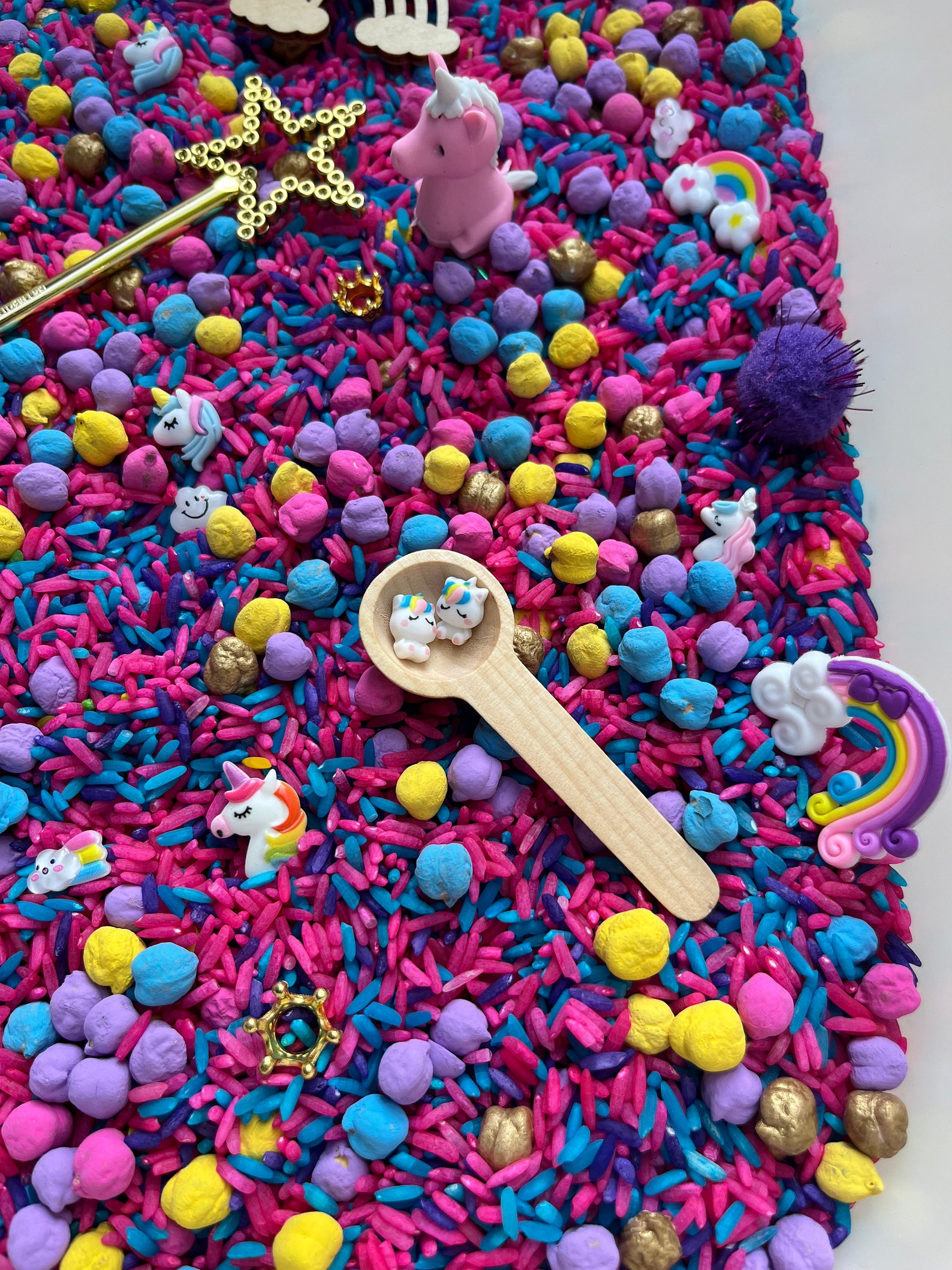 Sensory Kit/sensory Bin/unicorn Sensory Bin/sensory Box/sensory Play/pretend Play/sensory Toys