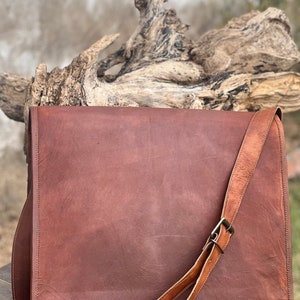 Porte-documents en cuir personnalisé pour homme, sacoche de voyage pour ordinateur portable en cuir 18 pouces, cartable en cuir besace, sac à bandoulière