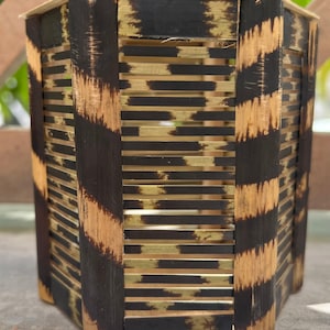 Handmade Pencil Pen Pot Brush Holder Makeup Brush Organizer wooden pot  Best Gift