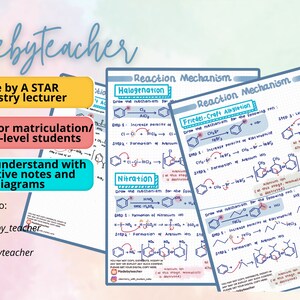 Organic Chemistry A Level Notes - Etsy
