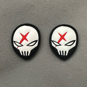 Parche de PVC Red X de Teen Titans, conjunto de dos parches con ojo de guardabosques