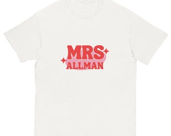 Mrs Allman top // do not buy unless you'reMrs Allman as they are personalised and auto fired