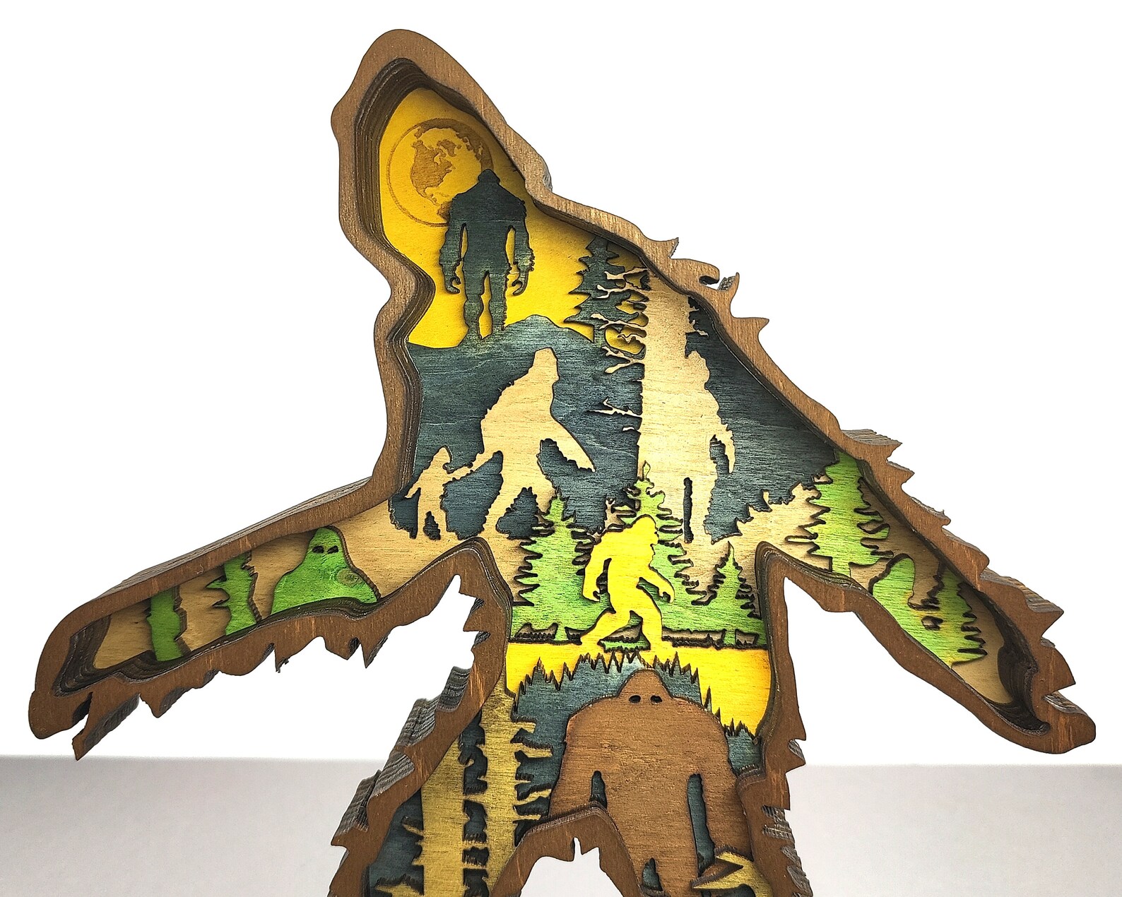 Bigfoot Svg Big Foot Svg Yeti Svg Sasquatch Svg Vector Cut - Etsy