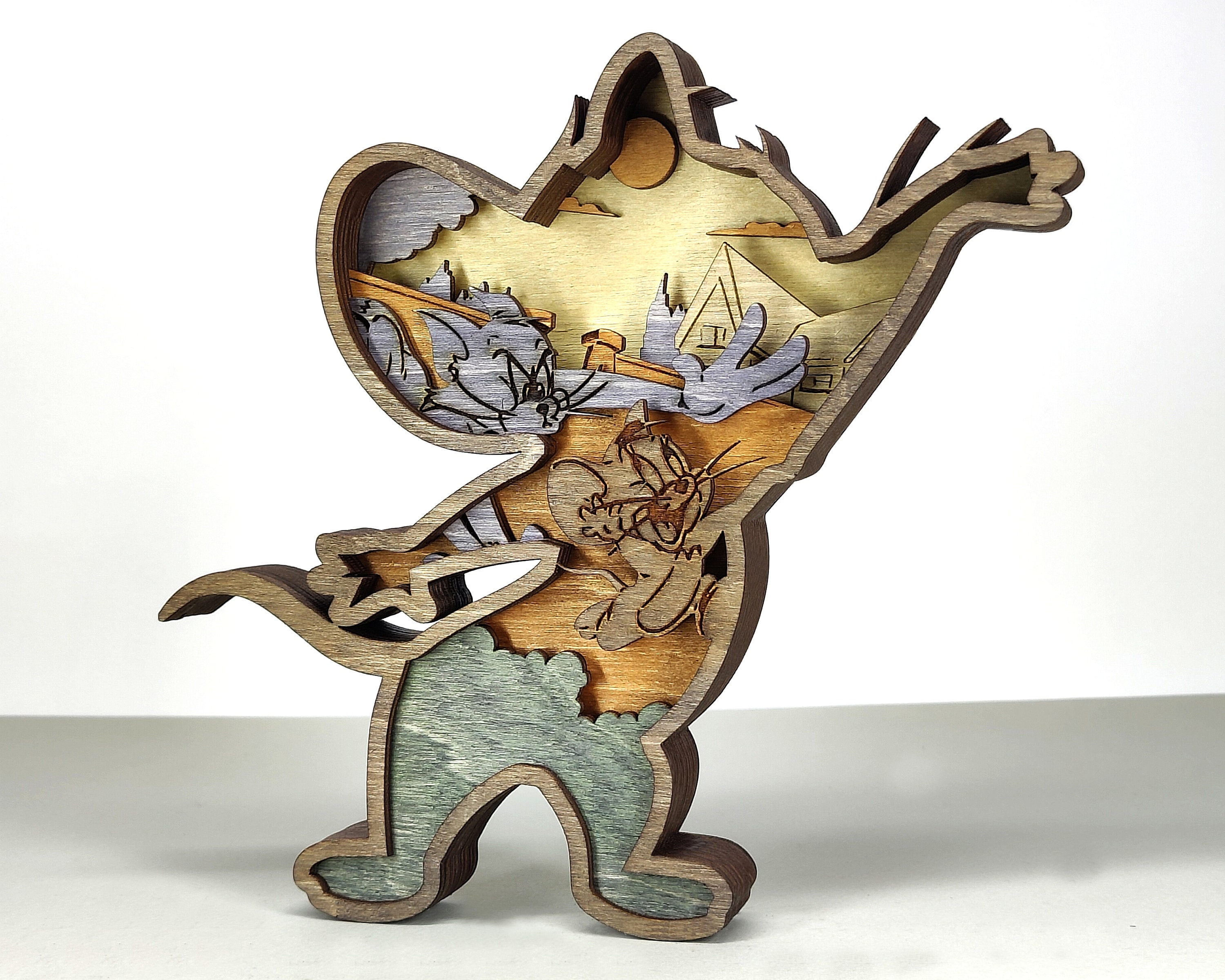 Laser Cut Files 8 Layer Art Piece for Etsy UK