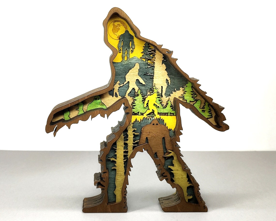 Bigfoot Svg Big Foot Svg Yeti Svg Sasquatch Svg Vector Cut - Etsy