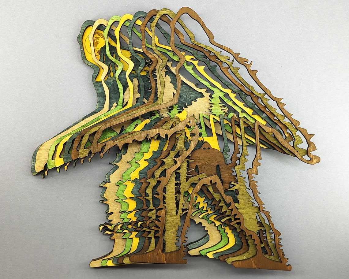 Bigfoot Svg Big Foot Svg Yeti Svg Sasquatch Svg Vector Cut - Etsy