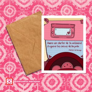 Quiero Ser Card, Mexican, Love cards, Spanish, spanglish, Latinx, Latina, Valentine’s Day, Amor y Amistad, Valentine’s Day Gift Ideas, Music