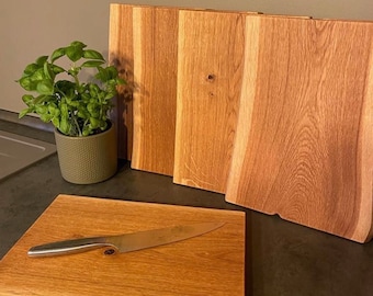 Tabla de cortar de roble / Tabla de roble / Tabla de cortar personalizada / Tabla de desayuno / Tabla de cortar de madera / Regalo de boda / Tabla de madera