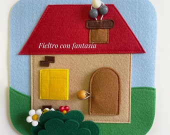 Home Quiet book pattern PDF &Tutorial pages, Felt activity book pattern svg, Quiet book ideas, Sensory toys, Felt sewing pattern for toddler