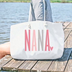 Custom Tote Bag Gift For Grandma - Tote Bag Design Gift Ideas - Best Nana  Gifts - Rocking The Nana Life Tote Bag