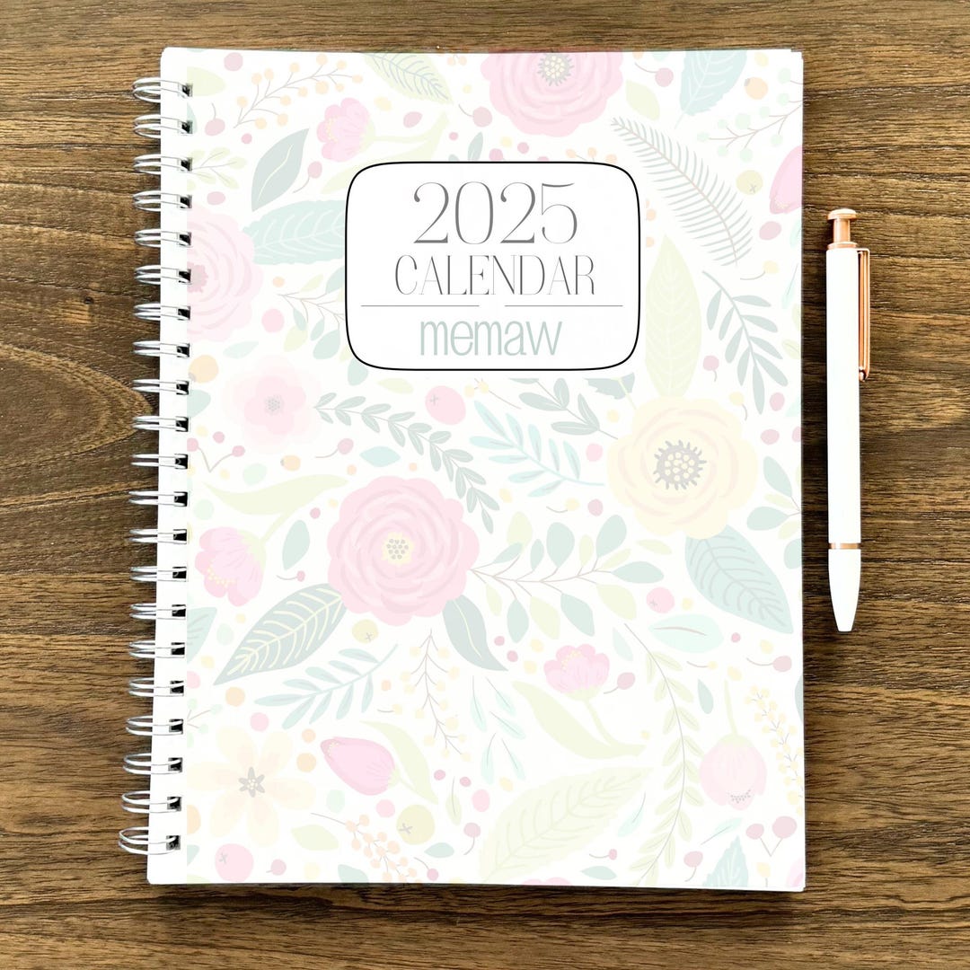 Memaw Planner January 2025 June 2026 18 Month Personalized Calendar