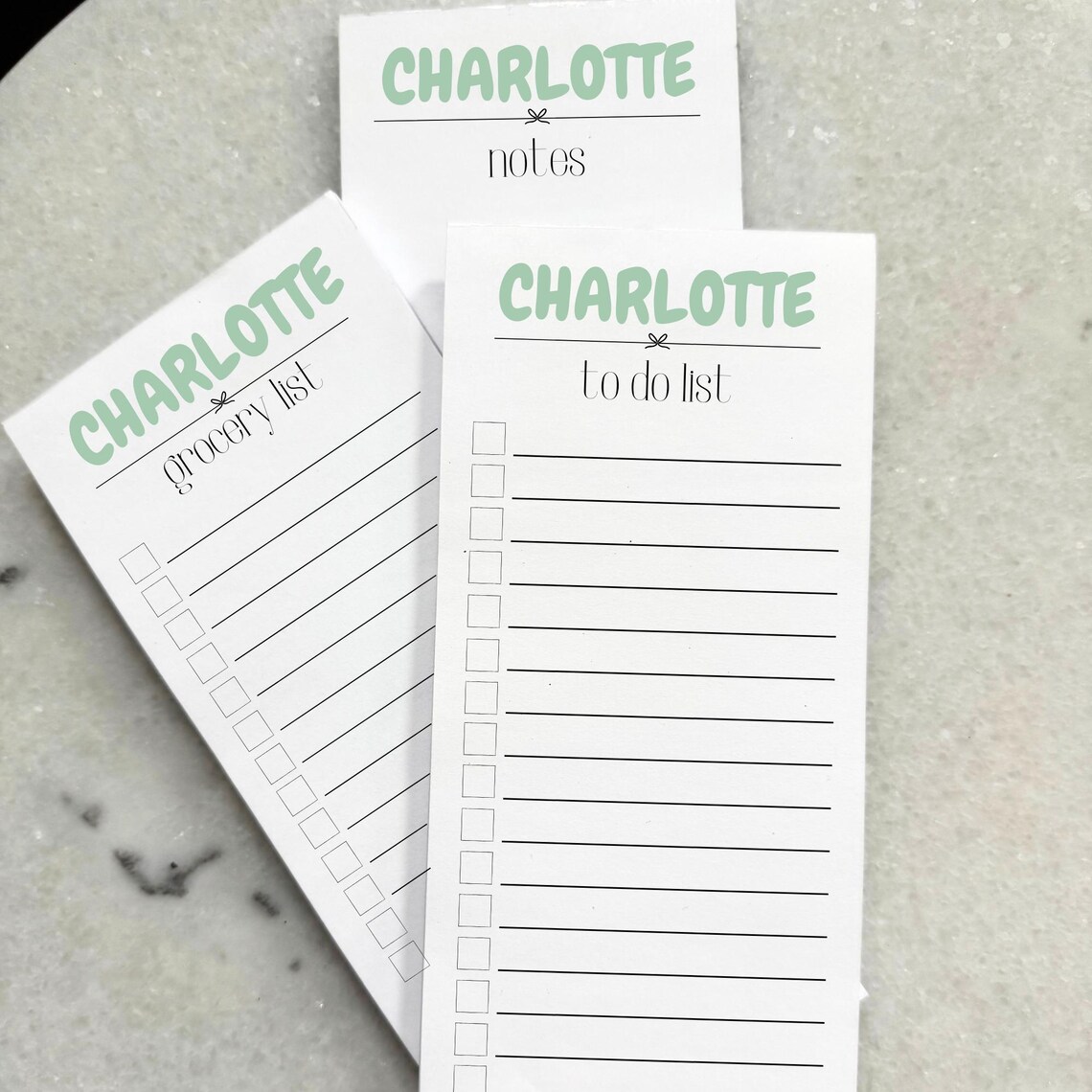 Cute Colorful Notepad Gift Set | 3 Pack Notepad With Personalized Name ...