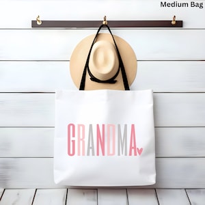 Grandma Tote Bag, Beach Tote, Pool Bag, Grandma Bag, Carry All Bag, Gift for Grandma, Birthday Gift