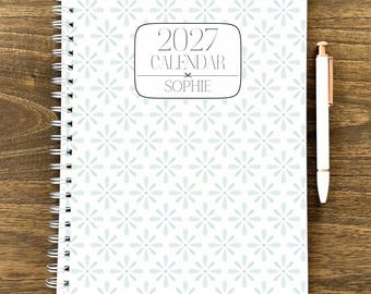July 2026 - Dec 2027 Planner 18 Month 8.5x11" Custom Planner Personalized Planner Large Spiral Planner Customized Calendar