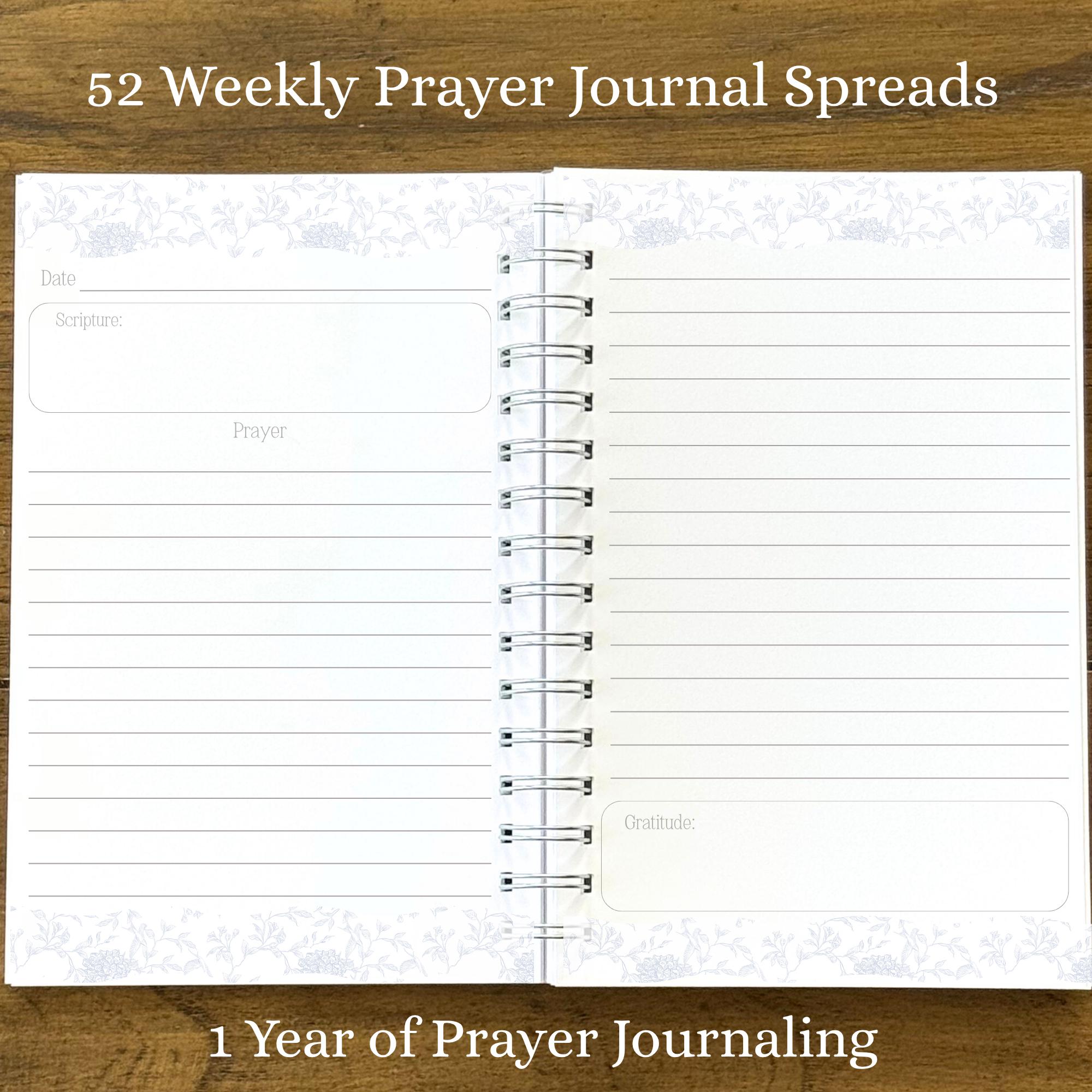 Personalized Prayer Journal Notebook 5.5 X 8.5 Inches Custom Christian ...