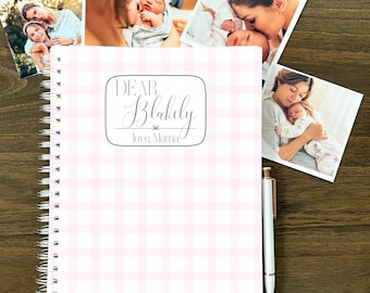 Cartas a mi hija Diario personalizado Querida hija Diario Cuaderno Recuerdo Libro de bebé personalizado mientras te veo crecer Regalo de baby shower