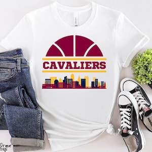 Cavaliers T Shirt, Unisex Basketball Shirt, Game Day, Team Mascot, Cleveland Sports Fan Gift, Short Sleeve Cavaliers Tee, Cleveland T Shirt