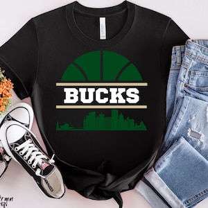 Bucks T Shirt, Milwaukee Basketball Unisex Shirt, Game Day Shirt, Bucks Sports Basketball Fan Gift, Bucks Tee, Milwaukee T Shirt Tee