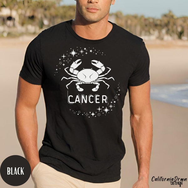 Cancer Zodiac Shirt, Zodiac Horoscope T-Shirt, Zodiac Unisex Tee, Cancer Zodiac Gift, Zodiak Signs Shirt, Zodiac Lover Shirt, Spiritual Tee