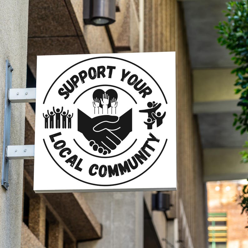 Support Your Local Community Svg, Volunteer Svg, Diversity Svg, Social ...
