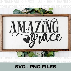Amazing Grace Svg, Svg espiritual, diseño de camiseta cristiana Svg Png, letra de canción de música cristiana Svg, Svg de Pascua, diseño de camiseta y cartel cristiano