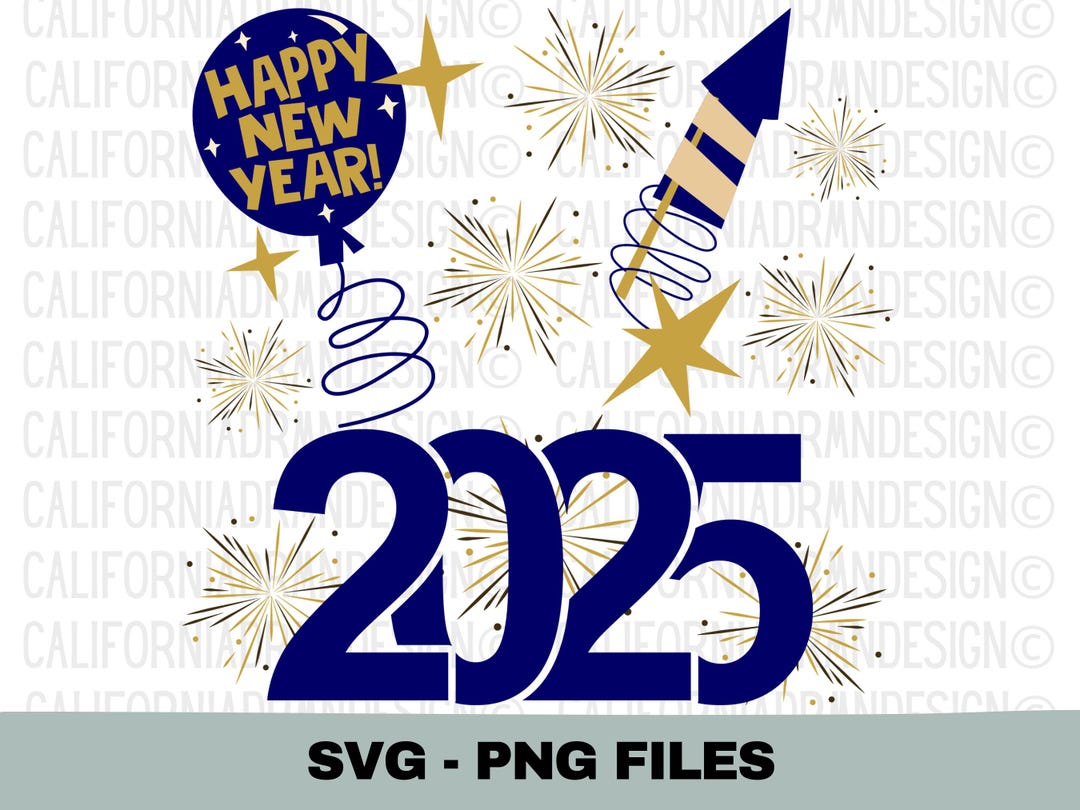Happy New Year 2025 SVG, 2025 New Year Shirt, 2025 SVG, Hello 2025 SVG