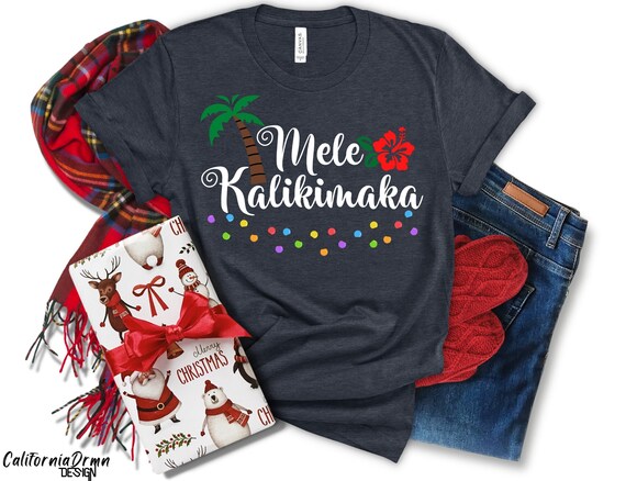 Mele Kalikimaka Shirt For Women Hawaiian Hawaii Christmas T-Shirt Mele Kalikimaka Shirt For Women Hawaiian Hawaii Christmas T-Shirt