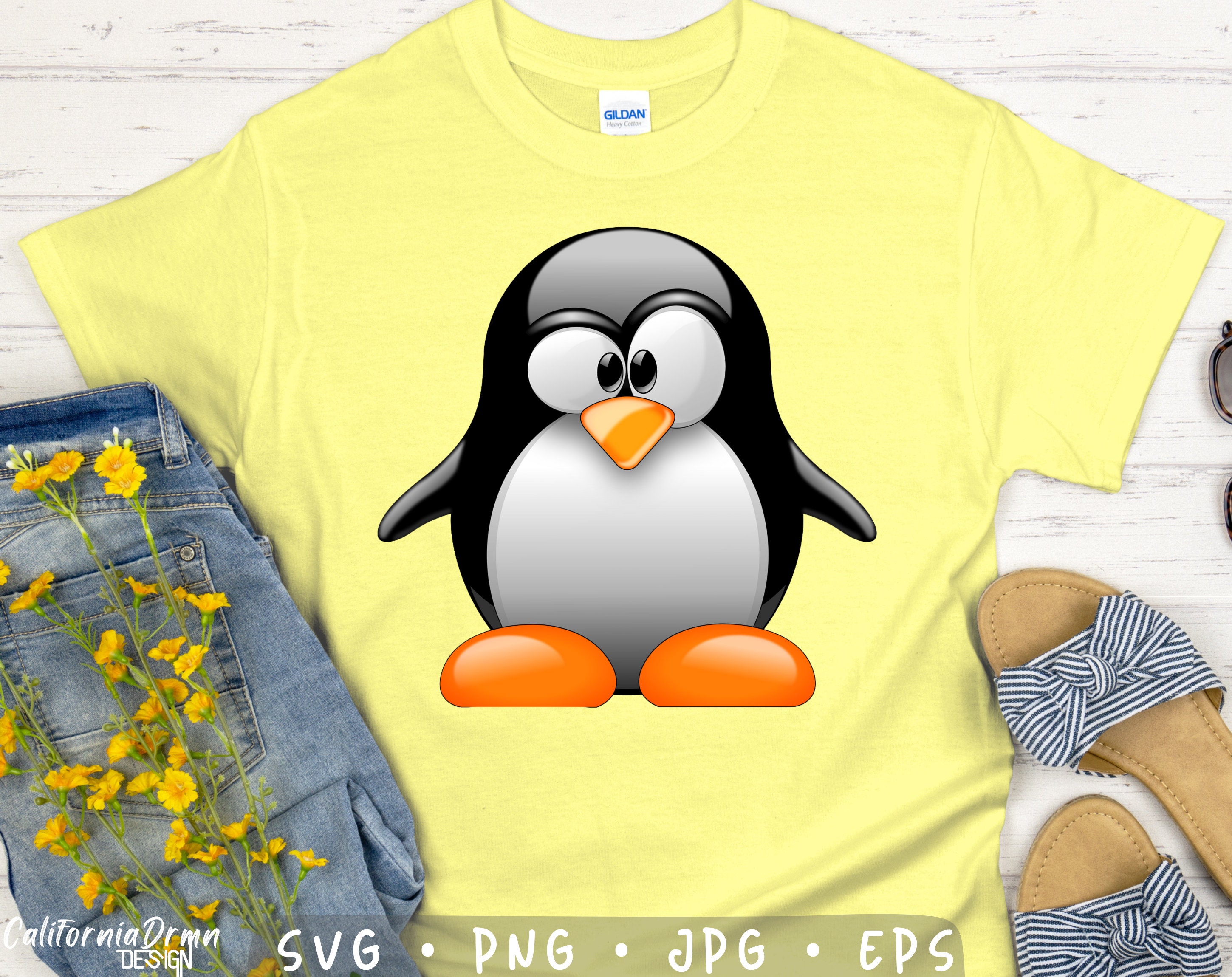 Penguin Cartoon baby T-shirt - Gifty Club Shop