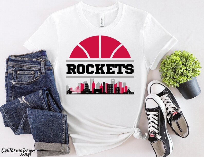 Rocket T Shirt, Houston Basketball Unisex Shirt, Game Day Shirt, Rocket ...
