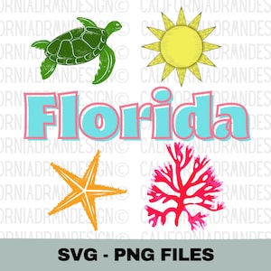 Florida SVG, Family Florida Vacation Shirts, Florida State Svg, Summer Beachy Svg, Tropical Ocean Svg, PNG Sublimation, SVG Cricut Cut File