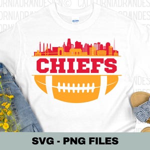 Go Chiefs SVG, voetbal Svg, Chiefs Pride, Kansas City Svg, Chiefs T-shirts, Chiefs Tees, voetbal Tees, KC Shirts, voetbal Cricut Cut-bestand