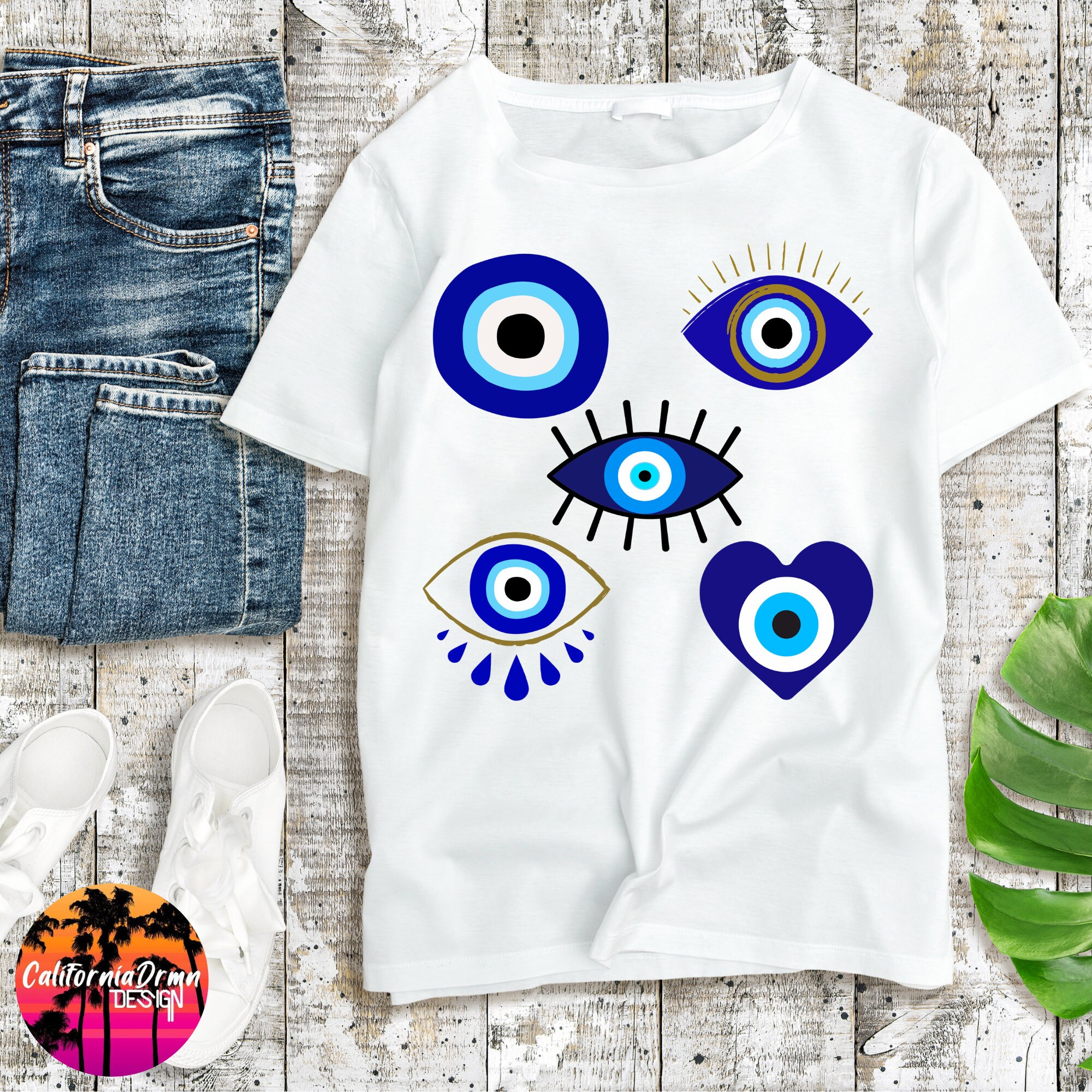 Evil Eye SVG, Protection SVG, Good Luck, Evil Eye Symbol Clipart