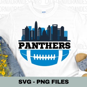 Panthers SVG, Football SVG, Carolina SVG, Panthers T Shirt, Panthers Shirt, Football Tees, Carolina T-Shirt, Cricut Svg Football Cut Files