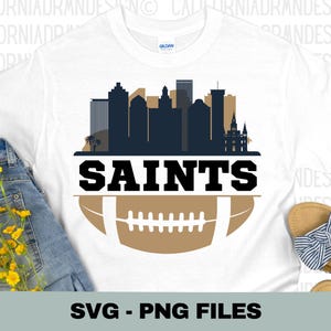 Saints SVG, Futebol Americano SVG, Nova Orleans SVG, Camiseta Saints, Camisa Saints, Camisetas de Futebol Americano, Futebol Americano Saints, Camiseta Nawlins, Designs Cricut