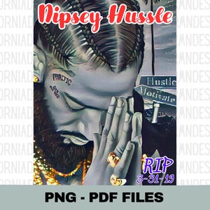 Nipsey Hussle Png, Rap Hip Hop Musik Png, Nipsey Merch, Feiern Nipsey T-Shirt Druck, LA Crenshaw Westküste Amerikanische Rapper Legende Png