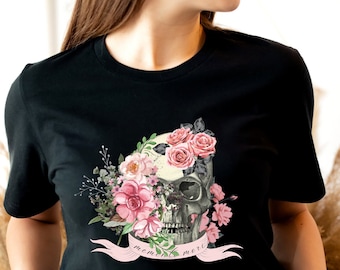 Memento Mori "Remember Your Death", Traditional Catholic women Shirt - Catholic Shirt for Women